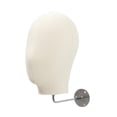thumbnail image 2 of Dualoai Hanging Wig Display Stand Wall Mount Mannequin Head for Headband Headset Cap Beige, 2 of 9