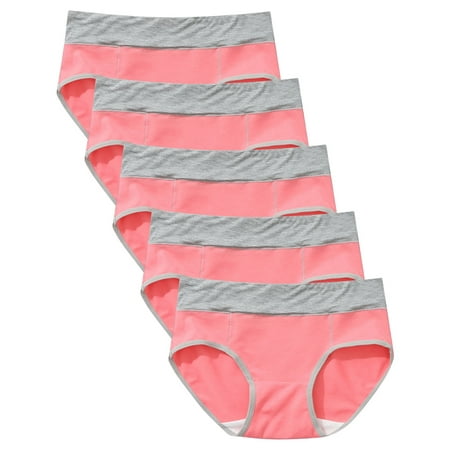 

Roliyen Sleepwear For Womens Pajamas For Women Solid Color Patchwork Briefs Panties Underwear Knickers Bikini Underpants