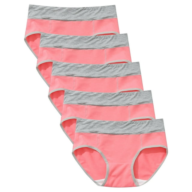 Qertyioot Solide Femmes Couleur Patchwork Slips Culottes Sous-Vêtements