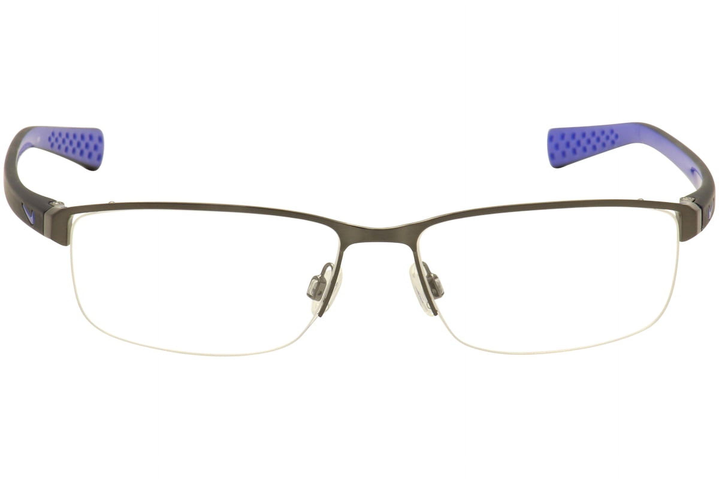Eyeglasses NIKE 8098 078 BRUSHED GUNMETAL-OBSIDIAN - Walmart.com Eyeglasses NIKE 8098 078 BRUSHED GUNMETAL-OBSIDIAN - Walmart.com