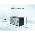 Emerson Portable Electric AM/FM Radio with Built-in Speaker, ER-7001 ...