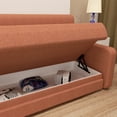 thumbnail image 5 of Full Size Murphy Bed Frame with Sofa, Vertical Wall Beds Frame with Loveseat Sofa Couch, No Need Fix to The Wall Morden Deisgn Vertical Murphy Bed with New Style Gas Struts for Bedroom, Guestroom, 5 of 8