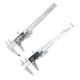 thumbnail image 3 of Scienceny Calibrador Vernier, regla micrométrica LCD de 0,1mm, medidor de mano reiniciable para carpintería con portátil con llave inglesa Medidores de medidas dimensionales con tornillo Scienceny TO000936-02B, 3 of 6