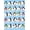 Blue, Pattern 4, variant on ODIKA 8'x10' Machine Washable Non-Slip Area Rug, Frosty Waddle Birds Downhill Adventure Stitch Kit High Traffic Rug, Purple, 618627