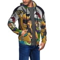 thumbnail image 6 of Sigee Scooby-Doo Cf for Men's Zip-Up Hoodie Moisture Wicking and Breathable, Full Zip Hooded Sweatshirt,Large, 6 of 8