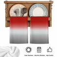 thumbnail image 6 of Red Gray Ombre Microfiber Kitchen Towel, Modern Gradient Abstract Art Soft Absorbent Dish Towels, Quick Drying Washable Dishcloths for Kitchen Cleaning, Drying Dishes, 18x28 Inches, 6 of 9