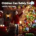 thumbnail image 4 of Christmas Star Tree Topper Lights Smart LED Strip Lights 32.8ft Smart Leather Line Bar 15 Million Colors with App Control and Music Sync LED Lights for Bedroom Kitchen TV Party(Without Battery ), 4 of 8