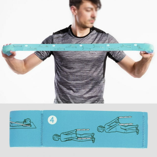 Banda elástica para Yoga y Fitness cinturón de Resistencia para Yoga cinturón elástico para Yoga hogar Multifuncional para Entrenamiento ANGGREK Otros