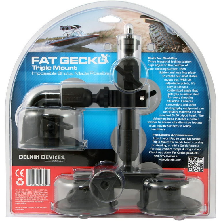 Delkin Devices Mini Tech Accessory - Fat Gecko Triple Delkin Devices Mini Tech Accessory - Fat Gecko Triple