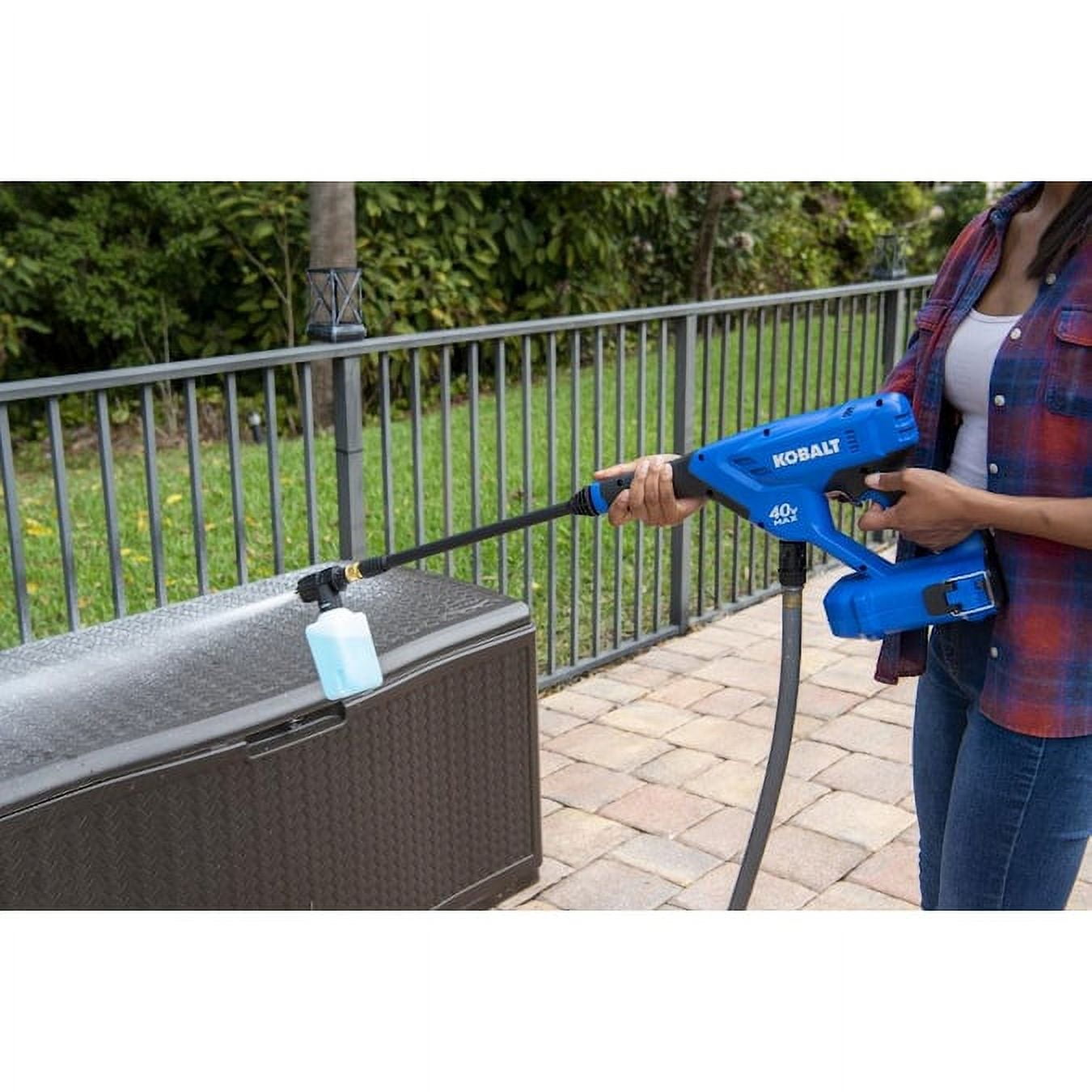 Kobalt 600 PSI 0.8 GPM 40v Cold Water Electric Pressure Washer