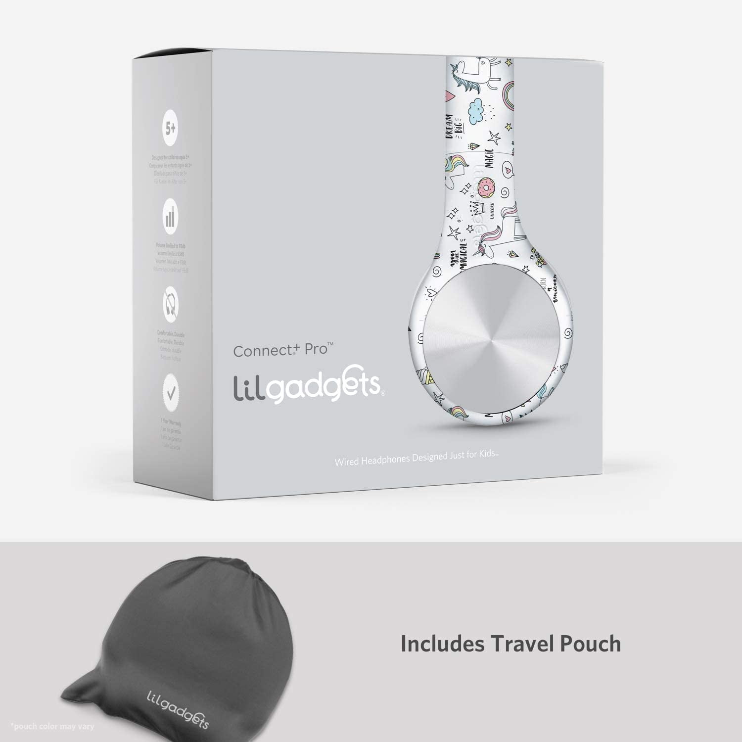 Lil Gadgets Connect+ Pro Wired Kids Headphones Black - Athens Parent  Wellbeing + ReBlossom Parent & Child Shop