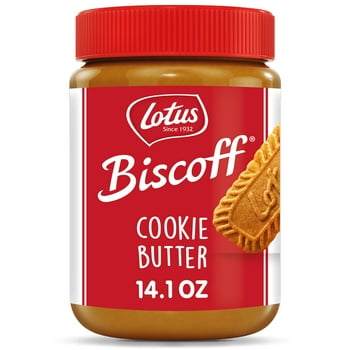 Biscoff Cookie Butter, Lotus Creamy Nut-Free Spread, 14.1 oz Jar