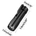 thumbnail image 3 of NARABB Small Aluminum Alloy Flashlight Pen Clip Type USB Charging LED Fixed Focus Flashlight Household Strong Light Mini Flashlight, 3 of 9