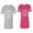 Men Heather / Women Pink, variant on Hubs Dad Mama Boss Matching Couple Cotton Jerseys (Men Heather / Women Black) (Men S / Women S)