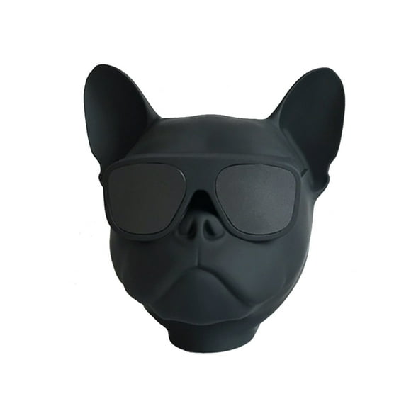 FlyFlise Bull Dog Head Haut-Parleur Bluetooth Portable Haut-Parleur de Basse Sans Fil Subwoofer Support TF