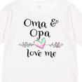 thumbnail image 4 of Inktastic Oma and Opa Love Me- Heart Grandchild Boys or Girls Long Sleeve Toddler T-Shirt, 4 of 5
