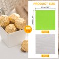 thumbnail image 2 of 100pcs Foil Candy Wrappers, 8 x 8 Inch Chocolate Bar Wrappers, Aluminum Foil Paper (Green, Fine Grid), 2 of 6