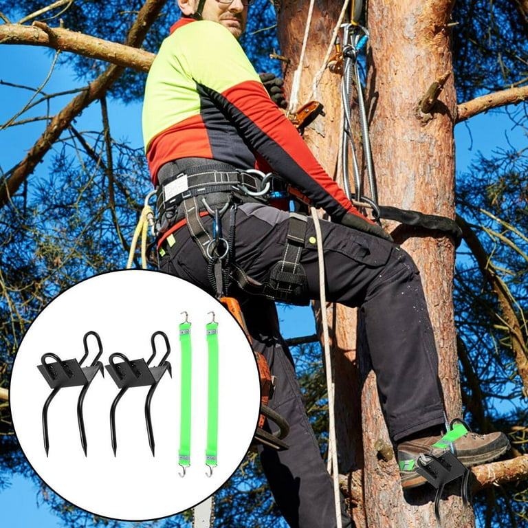 Carbon Steel Tree Climbing Tool Claw Style Non-Slip Pole Climbing Spikes  Shoes 