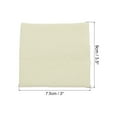 thumbnail image 2 of Uxcell Elastic Cuffs Ribbed Trims Cotton Fabric Knit Rib Stretch Tape Cuff Sleeve Waistband for Sewing Beige 3" x 3.5 ", 2 of 5