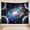 B, variant on XaaKee Tapestry Wall Hanging, Spiral Galaxy Celestial Landscape, High-Quality Polyester Large Wall Tapestry 60x40Inch