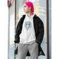 thumbnail image 2 of Hipster Lion Design Hoodie Women -Image by Shutterstock, Female Medium, 2 of 4