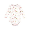 thumbnail image 3 of Hudson Baby Cotton Long-Sleeve Bodysuits, 3- Pack, Newborn- 24 Months, 3 of 5