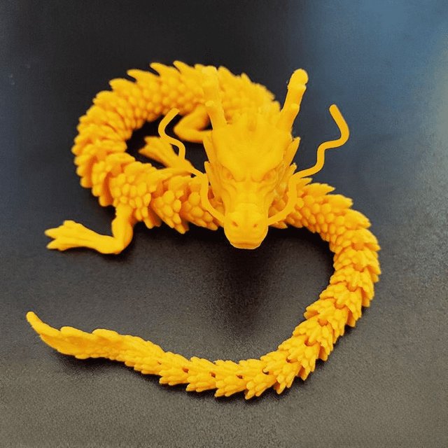 Adornos creativos de dragón movibles con impresión 3D, modelo de joyería hecho a mano, pecera, paisaje