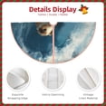 thumbnail image 3 of Sikiie Surfing Guinea Pig Nativity Christmas Tree Skirt, Jesus Christian Winter Holiday Tree Mat Decoration(30-48IN), 3 of 6