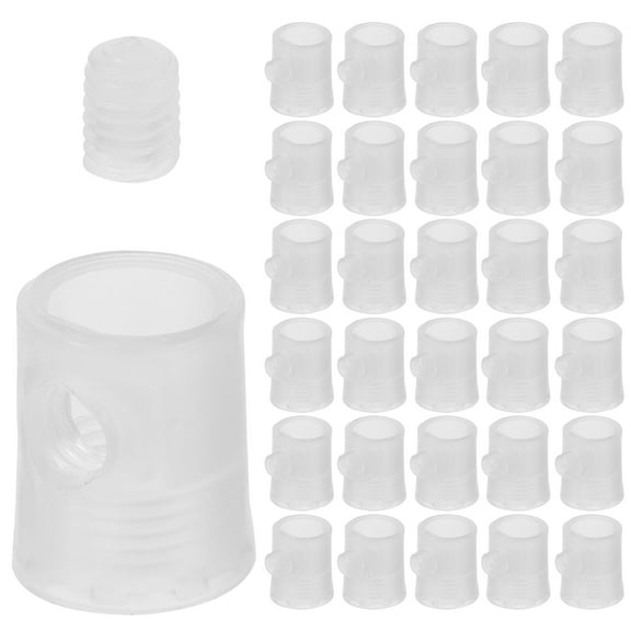 Arborister 50pcs Cord Grips Cable Clips Strain Relief Transparent