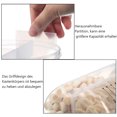 thumbnail image 3 of Kitchen Cereal Cans, Leak-proof Sealing Lids Rotating Cereal Dispenser with Removable Partition, Food Grade Material, Clear Containers for Cornflakes, Double Sealing, Large, 3 of 4