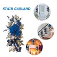 thumbnail image 2 of Guirnalda de escalera brillante corona de árbol de Navidad al revés con tira de luz LED (azul), 2 of 4