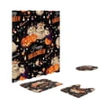 thumbnail image 2 of Halloween Bathroom Decor 4 Piece Set, Cute Halloween Pumpkin Themed 71 Inch Waterproof Shower Curtain with Non Slip Mats for Home and Halloween Party Decor, 2 of 7