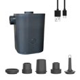 thumbnail image 2 of Almencla Electric Air Pump Compact Mini Pump for Inflatable Mattresses Swimming Rings Gray, 2 of 8