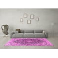 thumbnail image 3 of Ahgly Company Indoor Square Persian Pink Traditional Area Rugs, 6' Square, 3 of 4