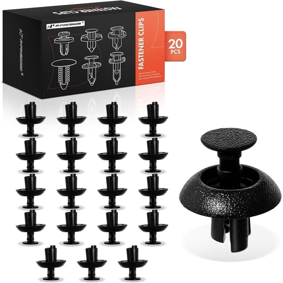 A-Premium 20 PCS Nylon Engine Cover and Grille Bumper Car Retainer Fastener Push Pin Clips Compatible with Toyota Lexus - Camry Avalon 4Runner Land Cruiser CT200h GX460 IS250 LS460 LX570 RX350 RX450h