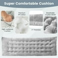 thumbnail image 3 of Barara King Outdoor Camping Bed Tent Cot for Adults Kids Outdoor Travel Camping Sleeping, 75 x 27.5 Inch Camping Cot Pads with Soft and Breathable Crystal Velvet-Gray, 3 of 4