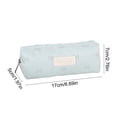 thumbnail image 3 of Hyknon Cute All Bow Pencil Case, Large Capacity Aesthetic Pencil Pouch with Zipper, Waterproof Stationery Makeup Bag Organizer, Classroom College Office Supplies, 3 of 6