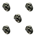 thumbnail image 3 of Justharion Gothic Punk Golden Horror Skull Ring Excellent Suitable For Many Occasions Easy silver 10 5Set, 3 of 6