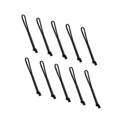 TACTICAL_GEEK G11 Zipper Pulls  10 Pieces Zipper Puller Head Accessories  Strong Nylon Cord  Zipper Pulls Replacement for Backpack  Jacket  Purse  Handbag  Sweatshirt C64