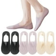 thumbnail image 2 of 6 Pairs Womens Socks Nylon Non Slip Low Cut Invisible Liner Footies Thin Socks Lightweight Socks, 2 of 8