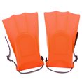 thumbnail image 4 of Swimming Snorkelling Training Flippers for Kids Children Orange, 4 of 7