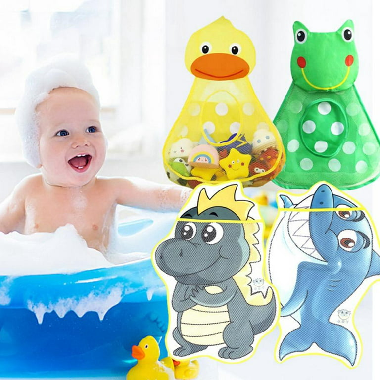 Stibadium Bath Toy Organizer for Tub, Baby Bath Toy Holder, Mesh Bath Toy Storage Corner, Bathtub Toy Holder, Bathroom Toy Storage for Tub Toy Holder, Bath Toy