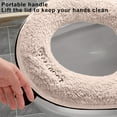 thumbnail image 6 of Anckoeil Zipper Model Toilet Seat Household Embroidery Sitting Washer Toilet Seat Cover Cute Washer Four Seasons Universal Toilet Seat, 6 of 6