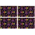 thumbnail image 4 of EREHome Cartoon Halloween Placemat Plate Holder Set of 4, Table Mats Protector 12x18 inch, 4 of 5