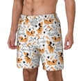 thumbnail image 2 of Balery Cute Dog Mens Swim Trunks Swim Shorts for Men Quick Dry Inseam Beach Shorts with Compression Liner Pocket-Medium, 2 of 9