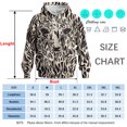 thumbnail image 5 of Rebaike Men's Cow Print Hoodie Funny Black and White Animal Pattern Pullover Sweatshirt, 5 of 8