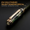 thumbnail image 2 of Black Rollerball Point Pen with Real 24K Gold Finish, Luxury Pen Set for Writing, Cute Panda Pen Gift for Men Women, Executive Pens Note Taking, Fancy Pen Office Christmas Birthday, 2 of 8