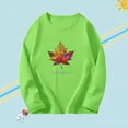 thumbnail image 1 of 2023 Printemps T-shirts à Manches Longues pour Enfants Coton Col Rond Garçon Tee Automne T-shirts Grand Garçon Automne Vert 1 6T, 1 of 5