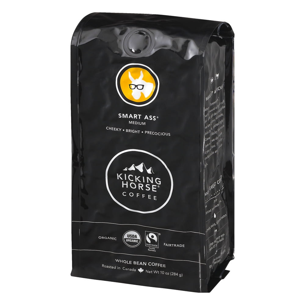 Kicking Horse Coffee Smart Ass Medium Whole Bean 10 0 Oz