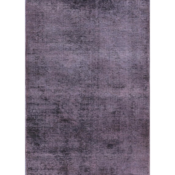 Ahgly Company Machine Washable Indoor Rectangle Industrial Modern Plum Purple Area Rugs, 8' x 10'
